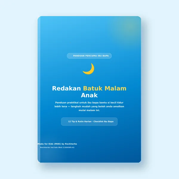 Panduan Redakan Batuk Malam Anak